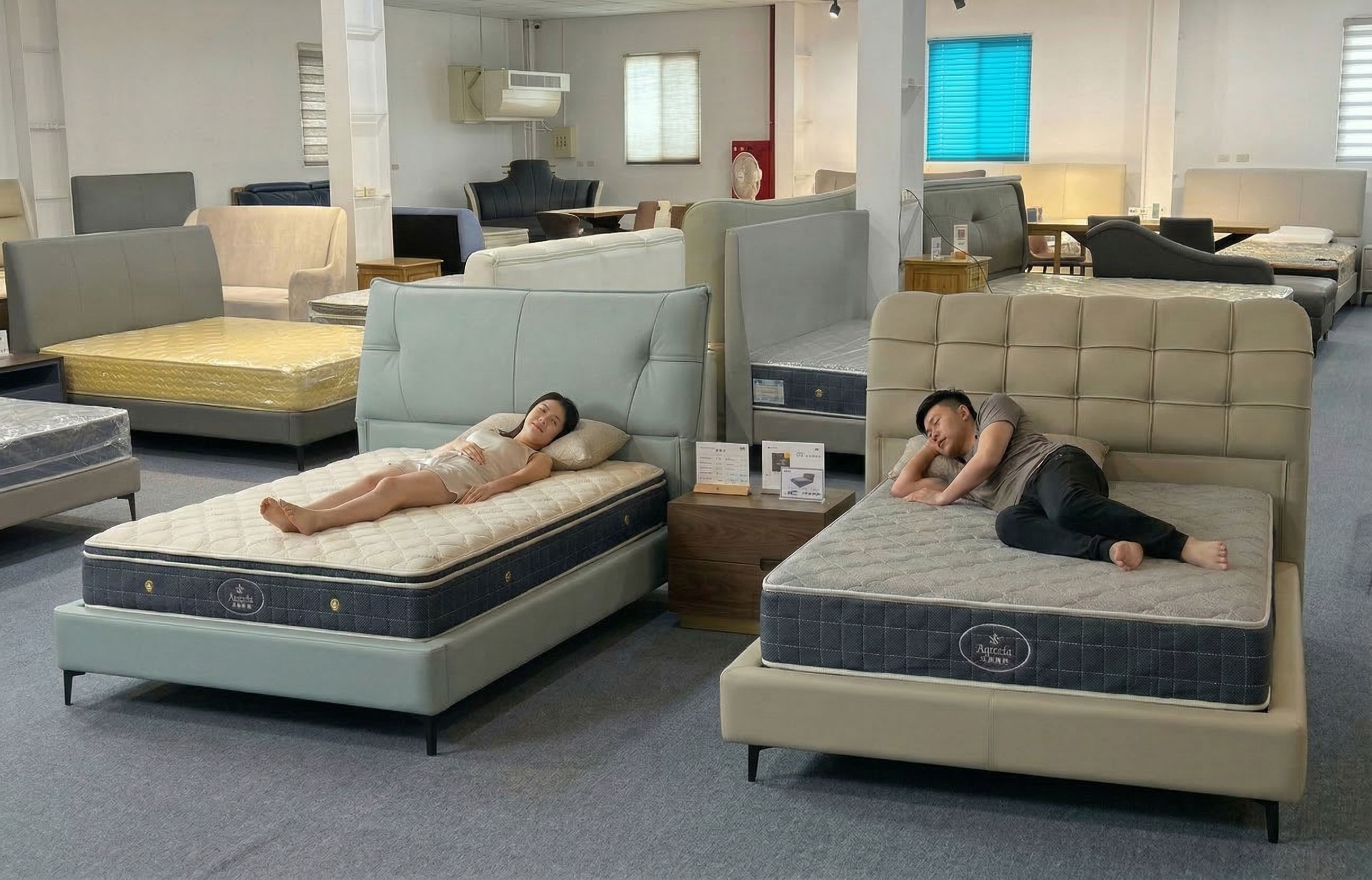 國樺家具獨立筒床墊試躺空間